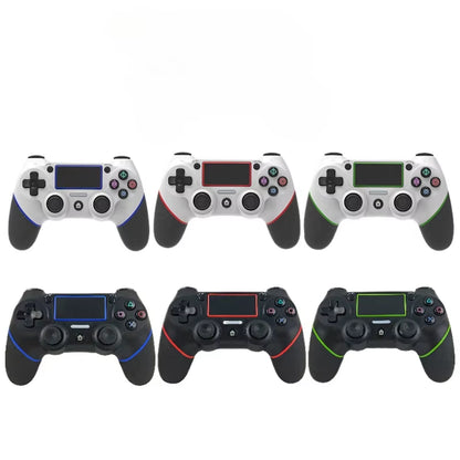 Wireless Bluetooth Gamepad for Ps4 Playstation 4 Joystick Gamepad with Double Shock 6-Axis Gyro Rubberized Handle